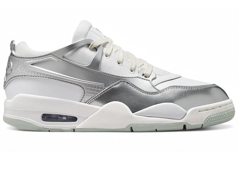 Pre-owned Jordan 4 Rm Chrome (women's) Sneakers In Summitin White/summit White/light Silver In Multi