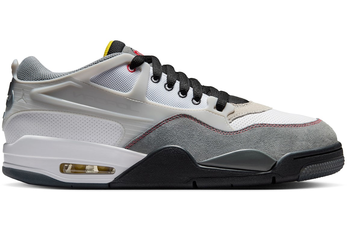 Jordan 4 RM Premium White Black Smoke Grey Fire Red Men's - IB8052-100 - US