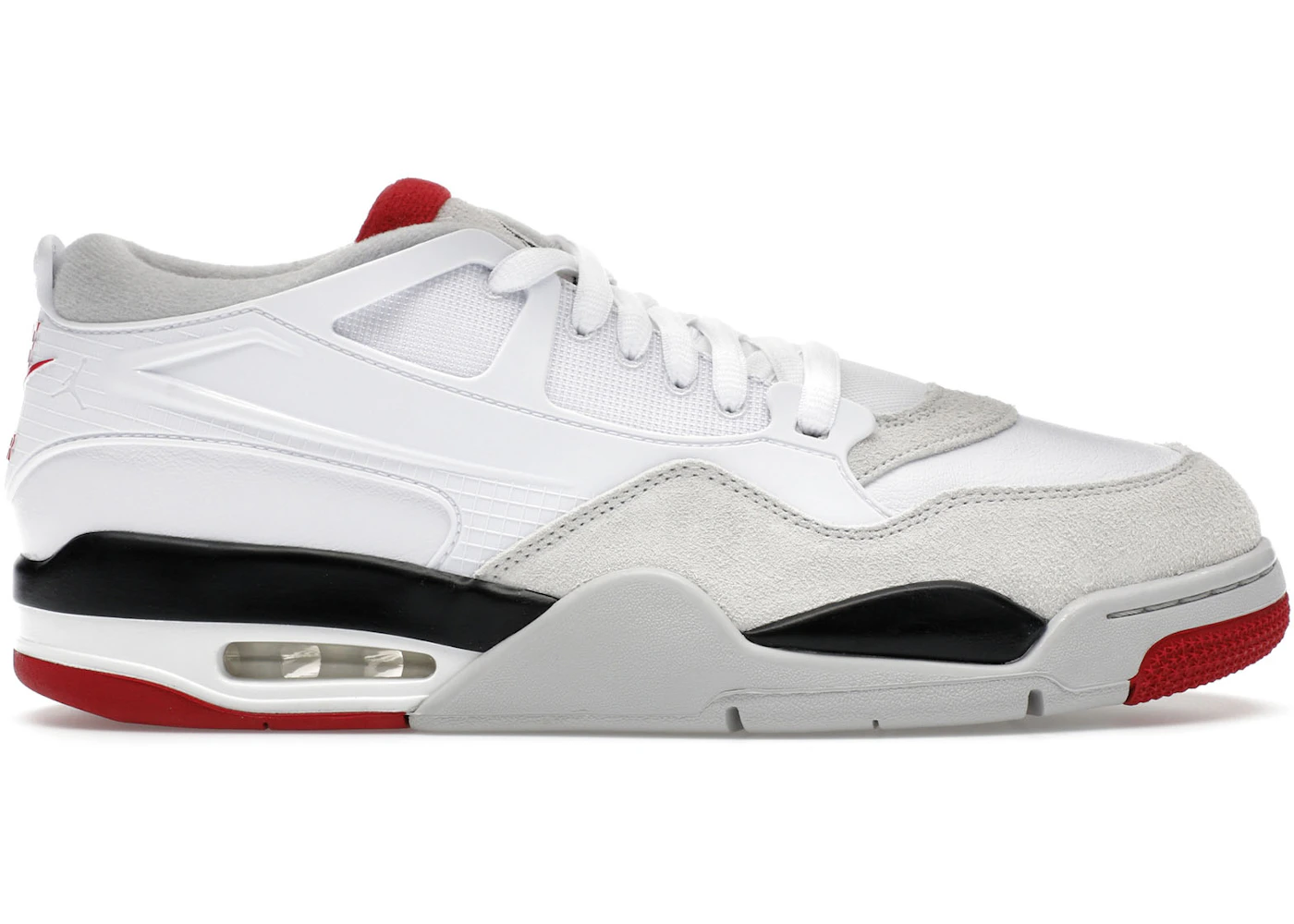 Jordan 4 RM White Fire Red Men's - FQ7939-102 - US