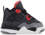  Nike Jordan Kid's Shoes Air Jordan 4 Retro OG (PS) Fire Red  2020 BQ7669-160 (Numeric_13_Point_5)