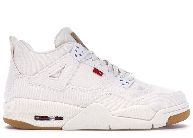 Jordan 4 Retro Levi's White (Levi's Tag) Men's - AO2571-100 - US