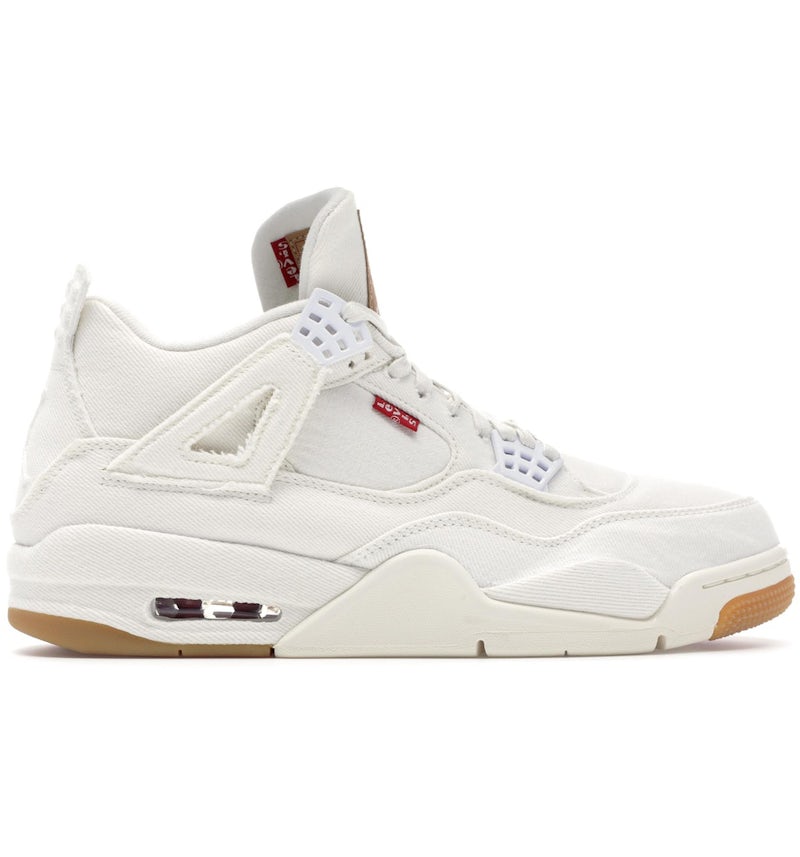 Jordan 4 Retro Levi s White Levi s Tag Men s AO2571 100 US