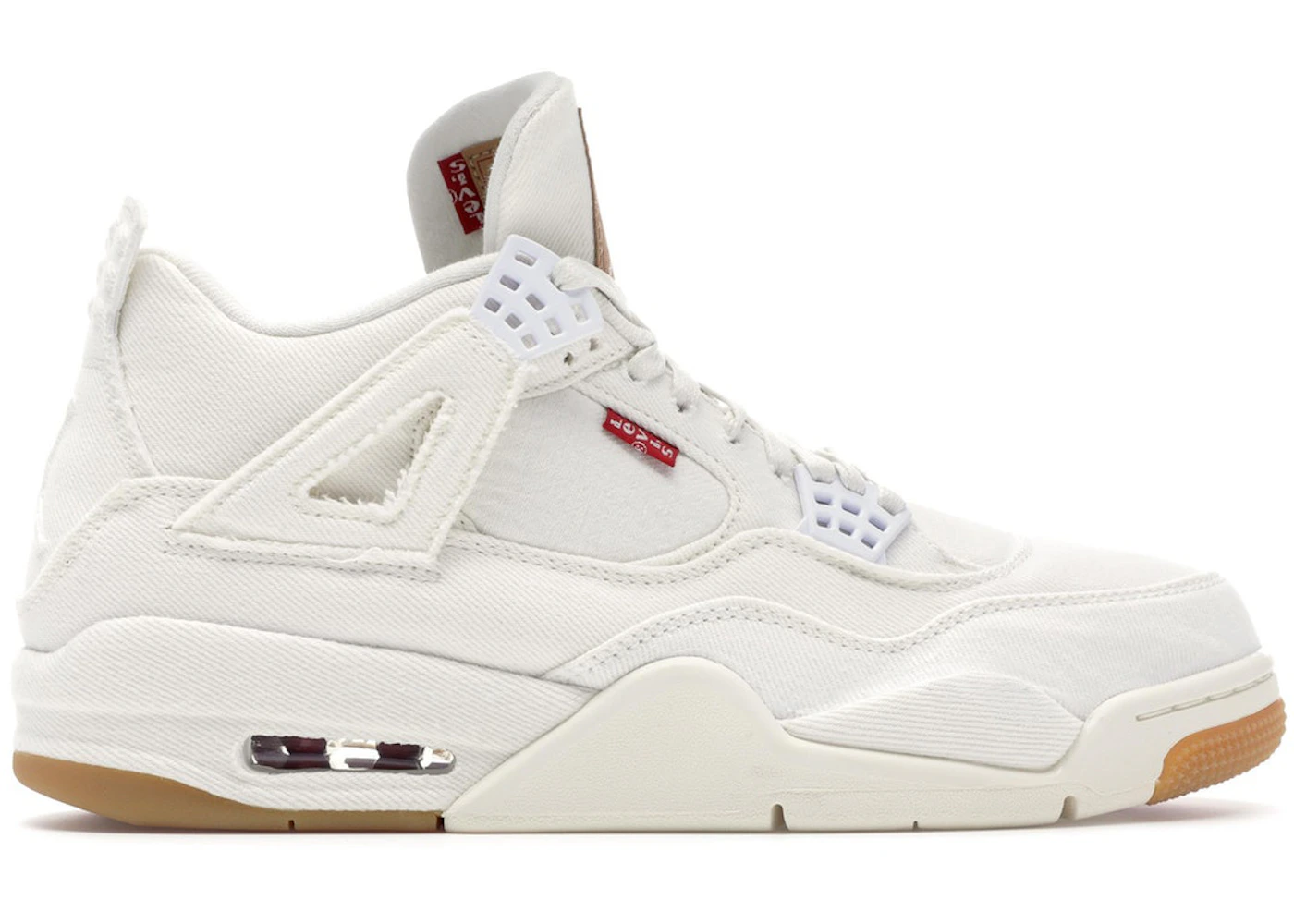Jordan 4 Retro Levi s White Levi s Tag