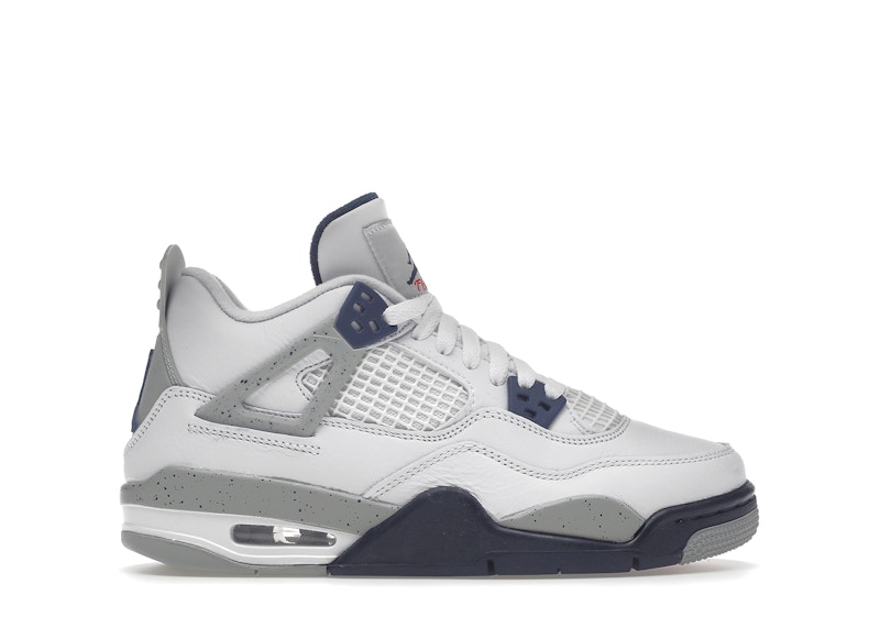 Jordan 4 Retro Midnight Navy (GS) Kids' - 408452-140 - US