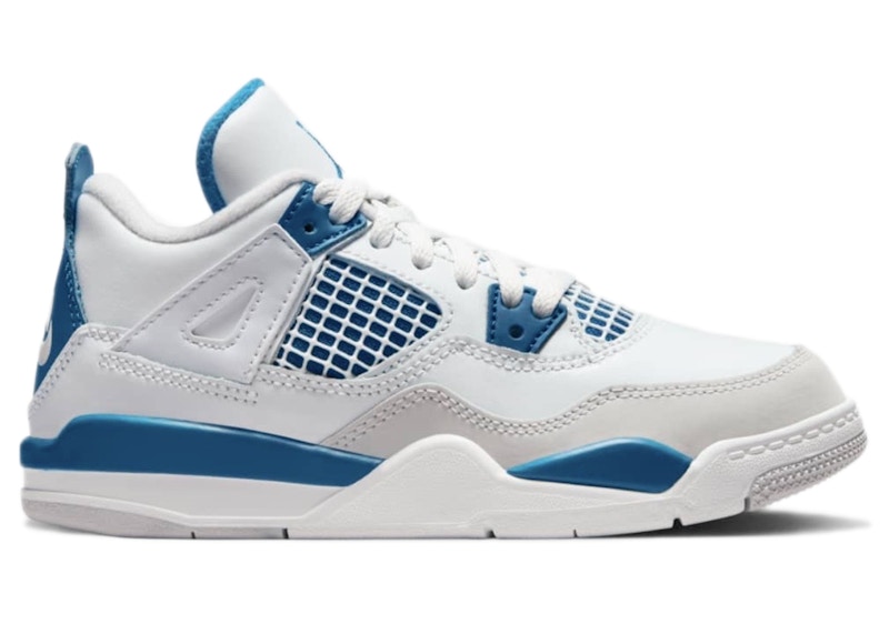 Jordan 4 Retro Military Blue (2024) (PS) Kids' - BQ7669-141 - US