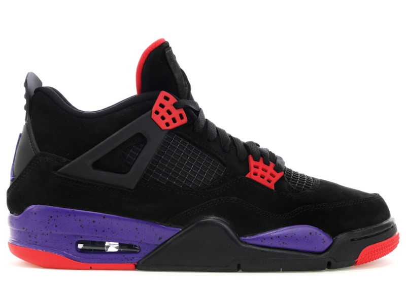 jordan 4 black and purple