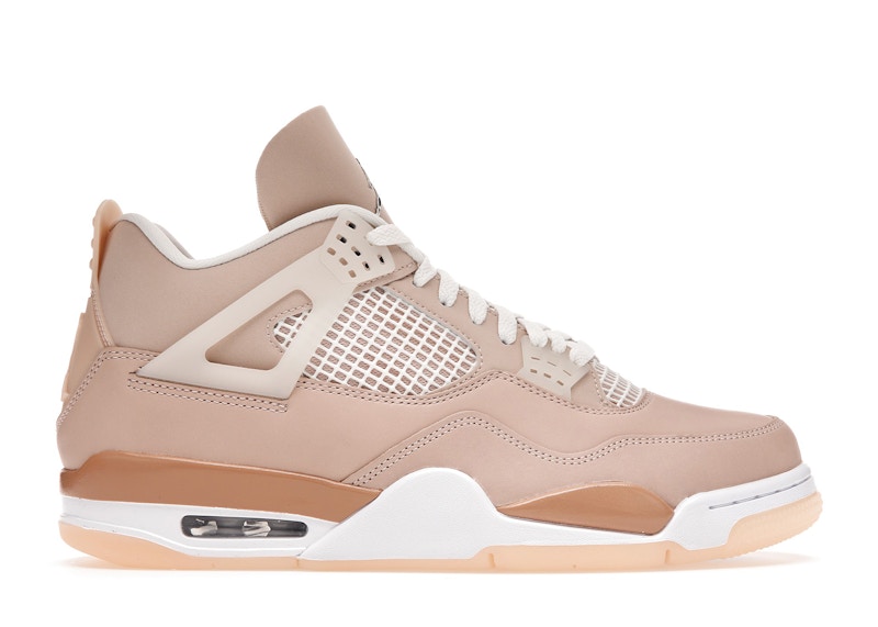 beige jordan 4's