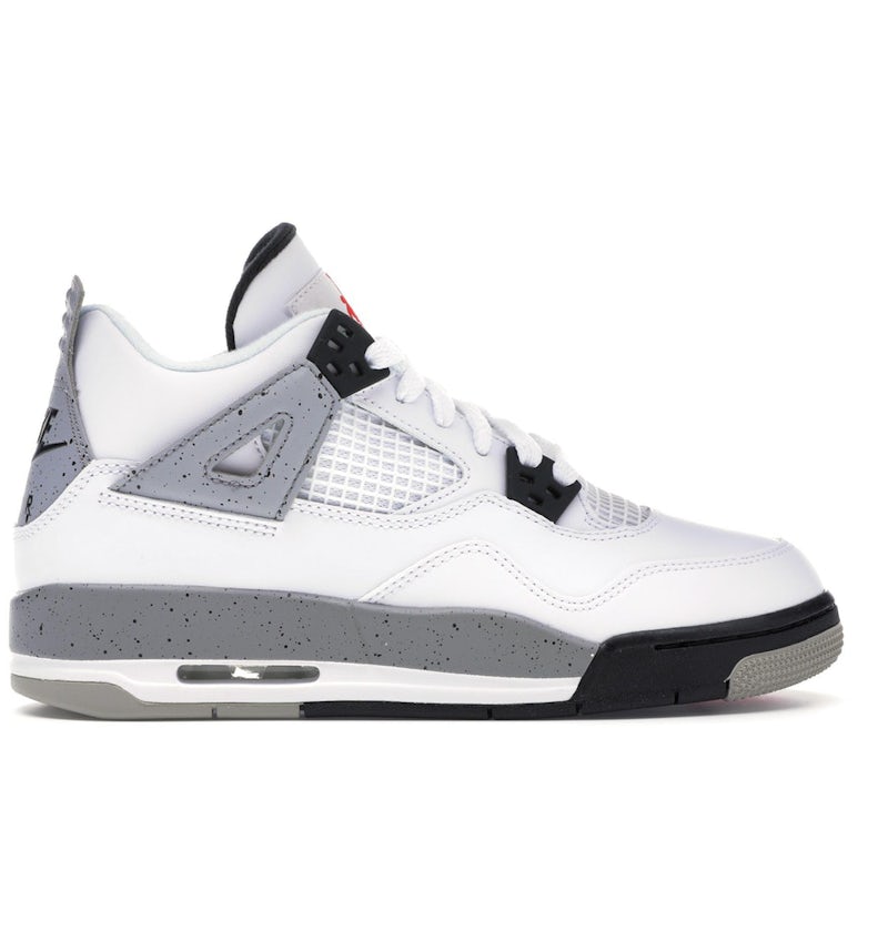 Air jordan white cement 4 discount