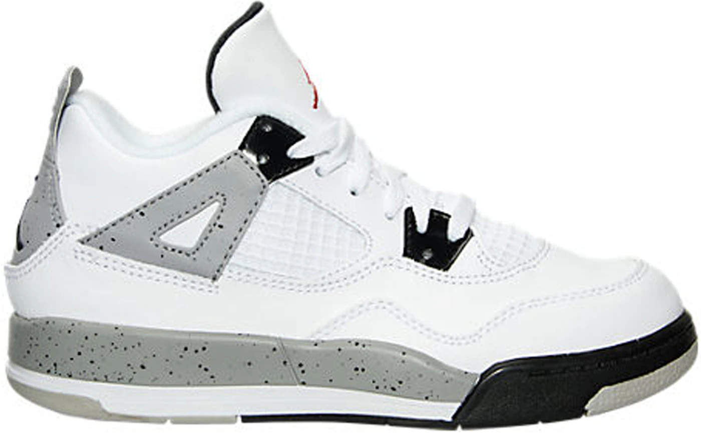 NIKE AIR JORDAN RETRO 4 GS Cement Amputee/Replacement 6Y Right Foot No Laces