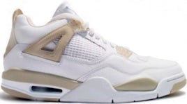 OFF WHITE x Air Jordan 4 “Sail” Beige  Pictures of shoes, Air jordans,  Jordan 4 off white
