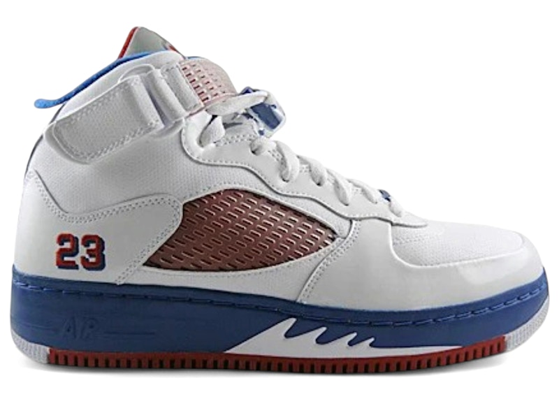 シューズ(男性用) Nike Air Jordan 5 Blue & Red AJ5 28cm Air Jordan 5 Retro Low Deep Royal Blue/ TM Orange-Midnight Navy