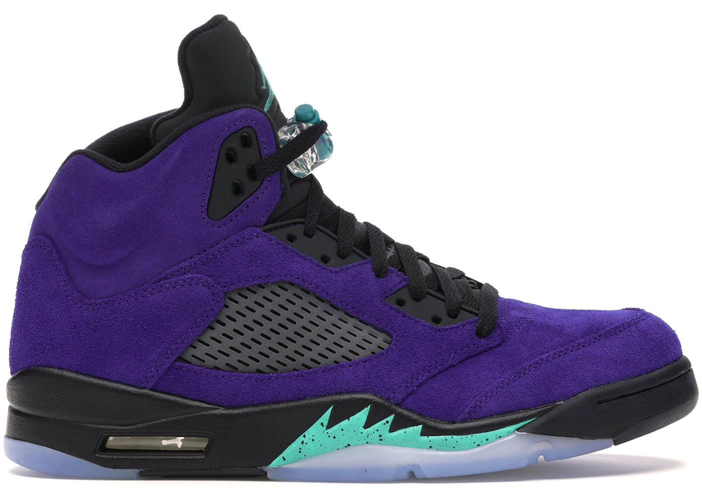 Nike men's air jordan 5 retro black grape Clearance