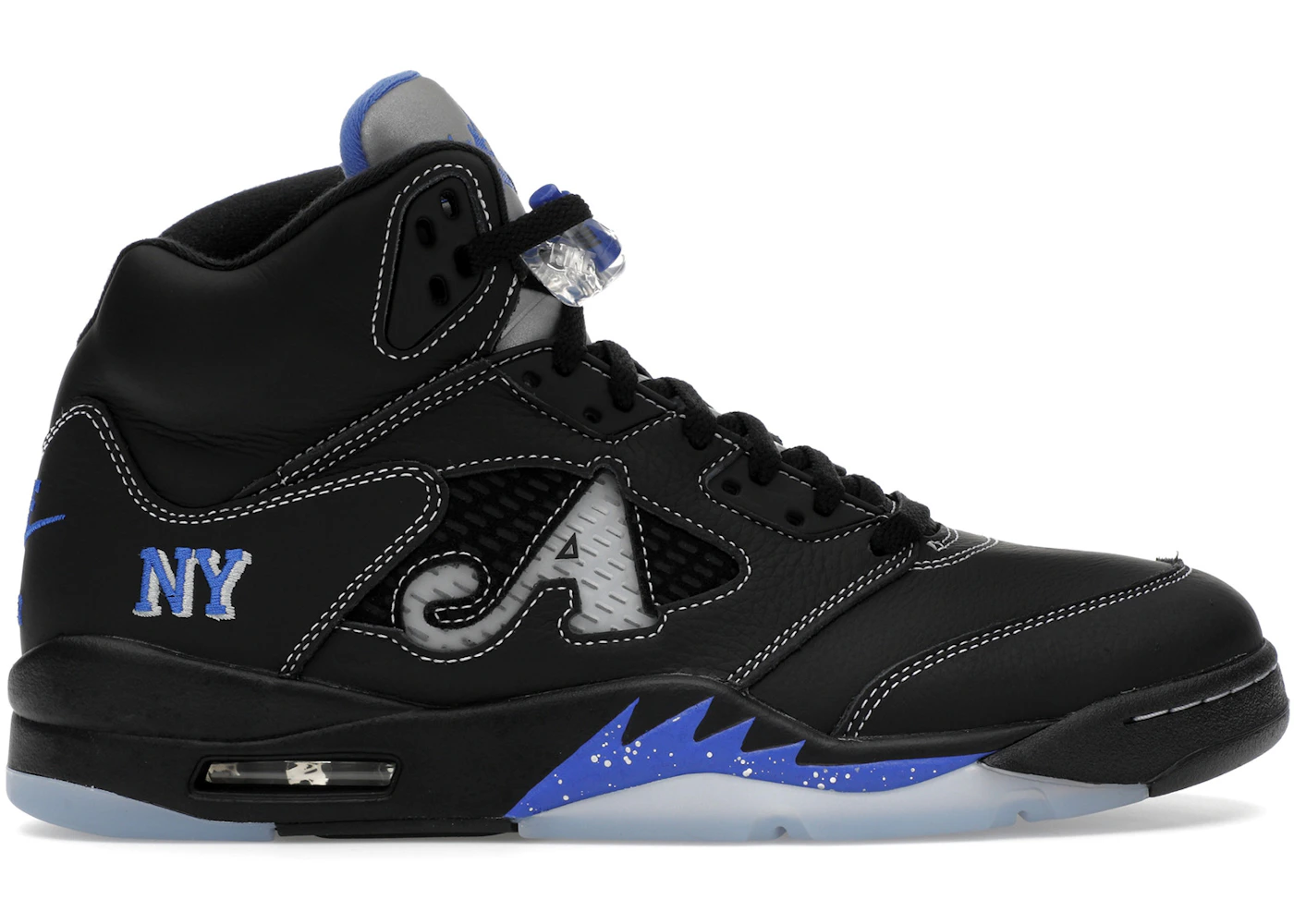 image of Jordan 5 Retro Awake NY Black
