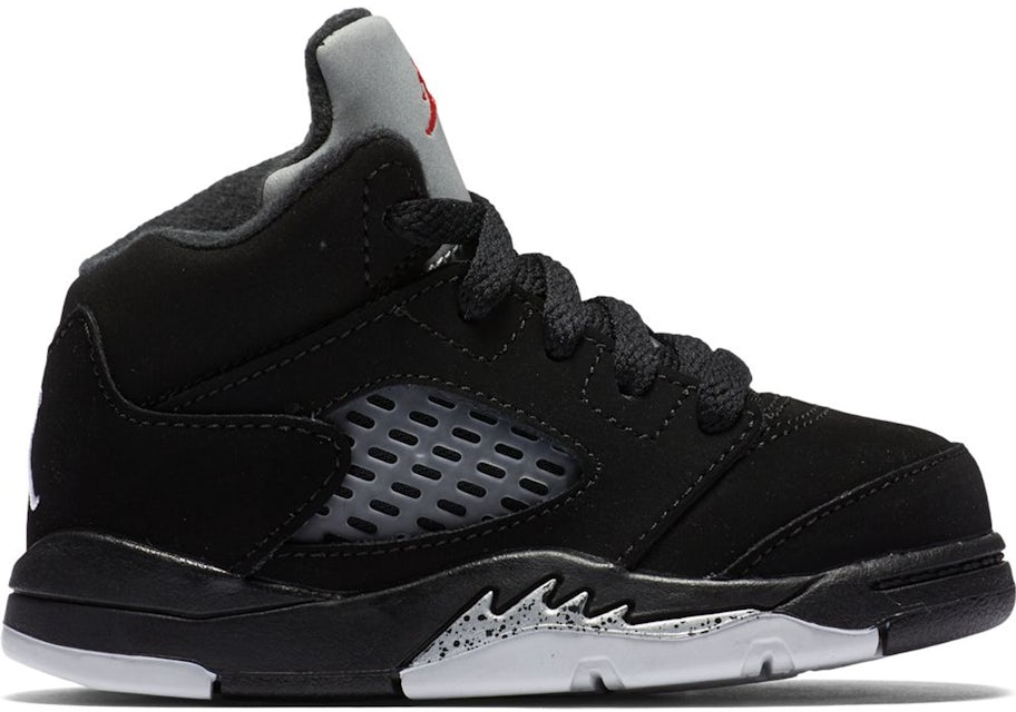 Air Jordan 5 Retro BT Sneakers | Black | Infant Size 7