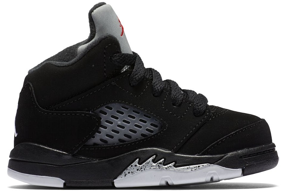 Air Jordan 5 Retro BT Sneakers | Black | Infant Size 7