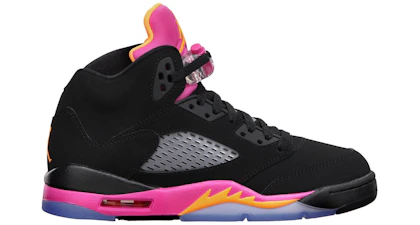Jordan 5 Retro Black Deadly Pink (GS) - 440892-029