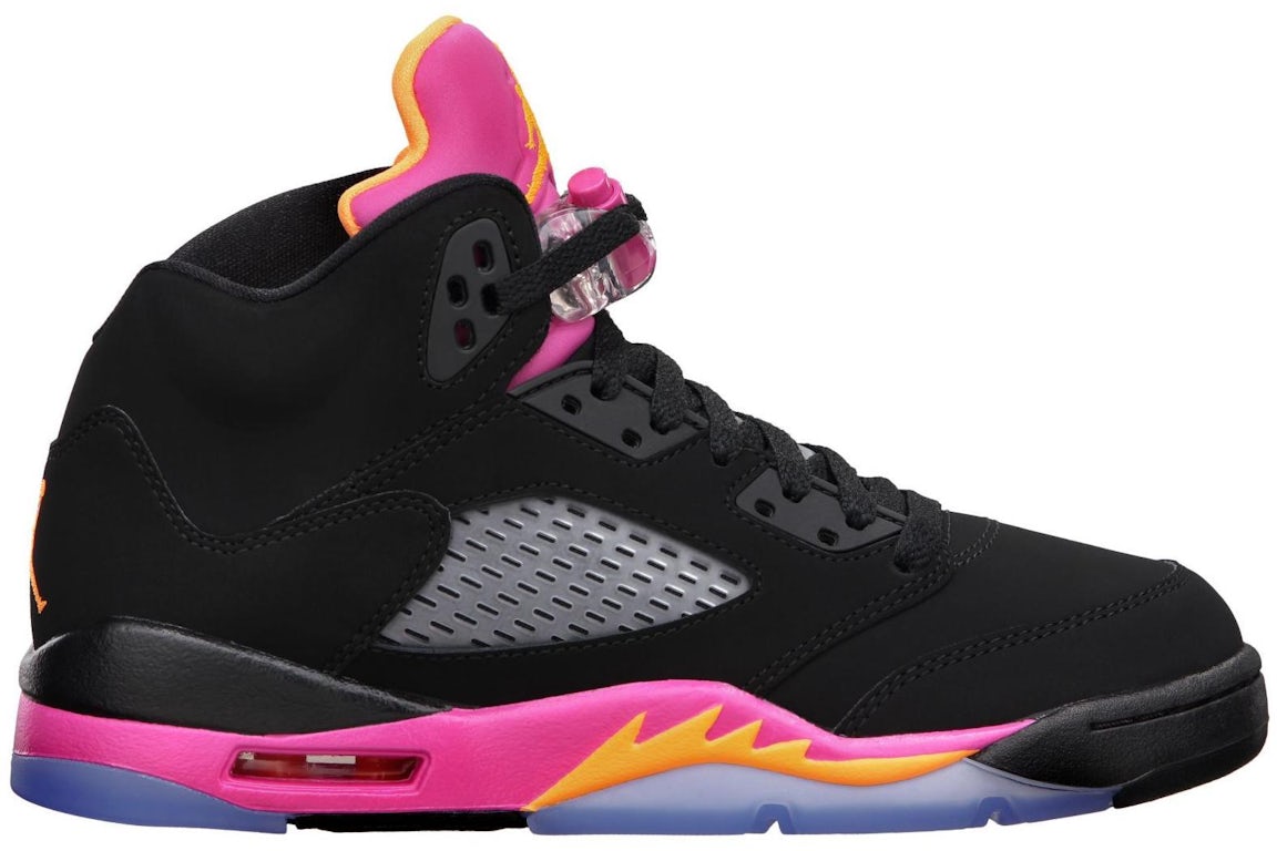 Jordan 5 Retro Black Pink (GS) Kids' - 440892-067 - US