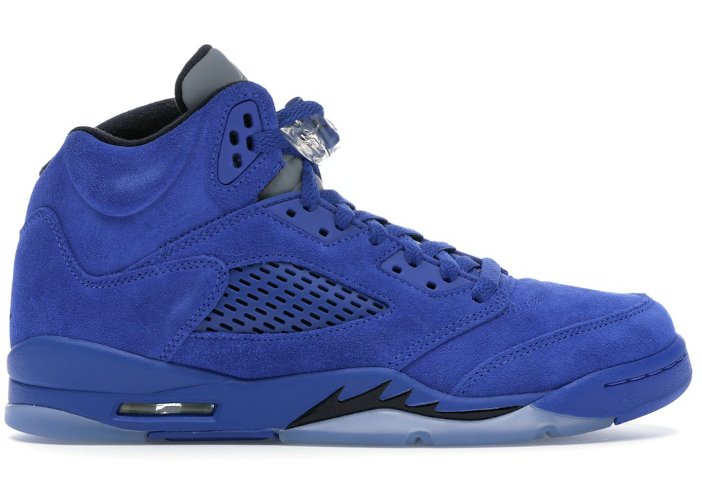 Blue suede jordan hot sale 5