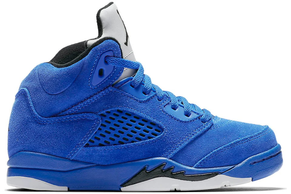 Jordan 5 Retro Blue Suede PS Kids 440889 401 US