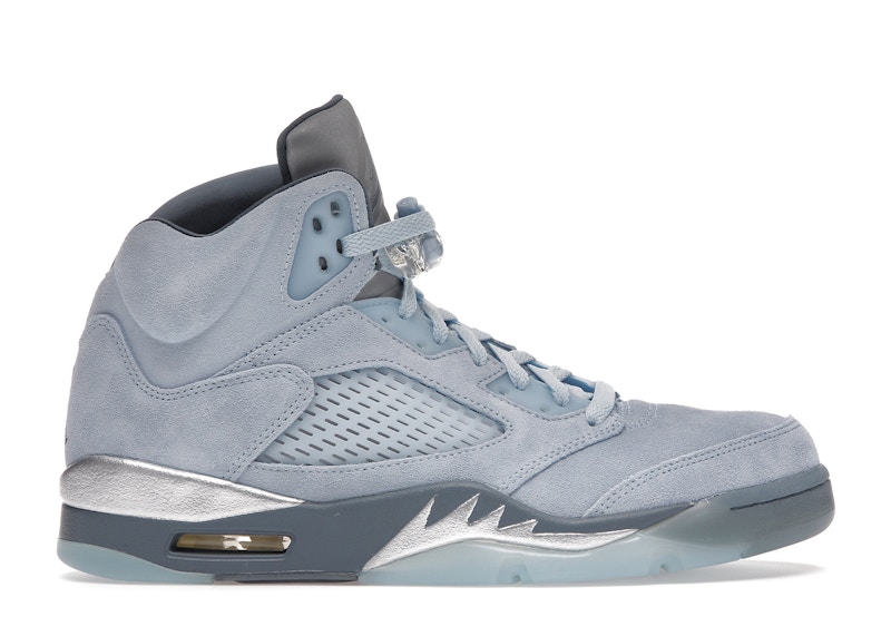 grey and white jordan 5