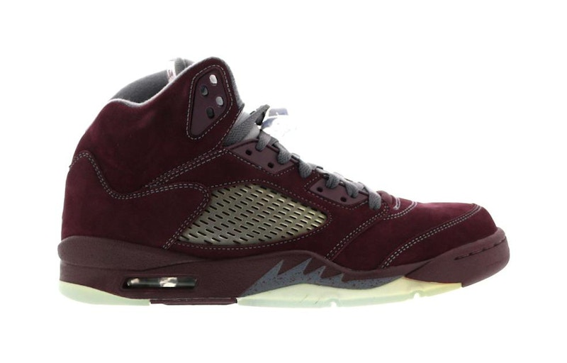 red burgundy jordan shoes