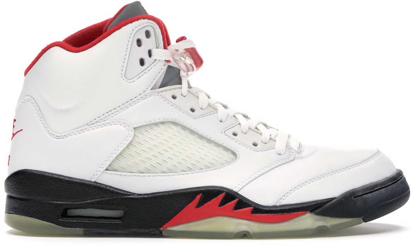 Some fun facts about the Air Jordan 5 Retro 'Fire Red' below: Originally  released in 1990, the Fire Red sneaker was worn by Michael Jordan…