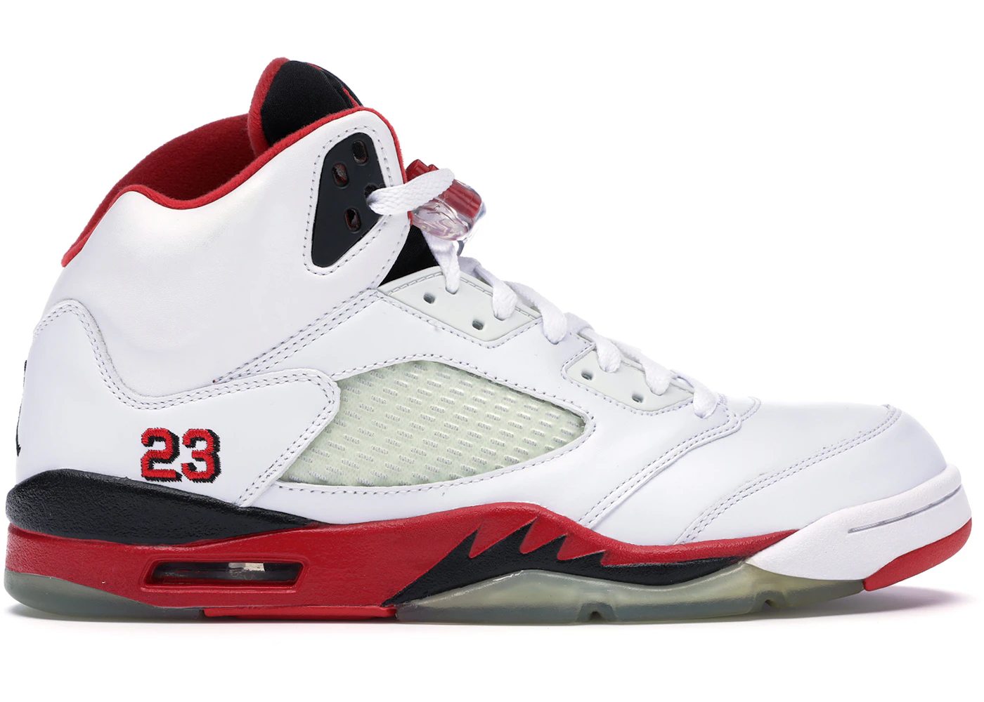 fire red 5s nike air
