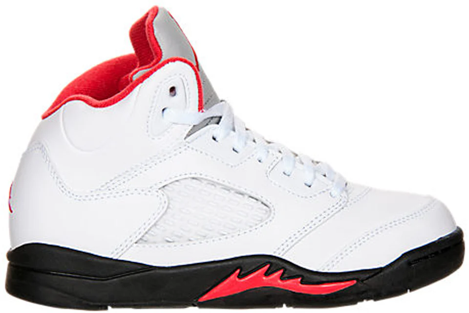 Jordan 5 Retro Fire Red 2013 PS Kids 440889 100 US
