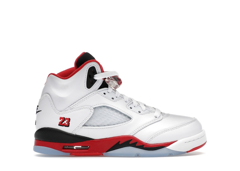 Jordan 5 Retro Fire Red Black Tongue (2025) (GS)