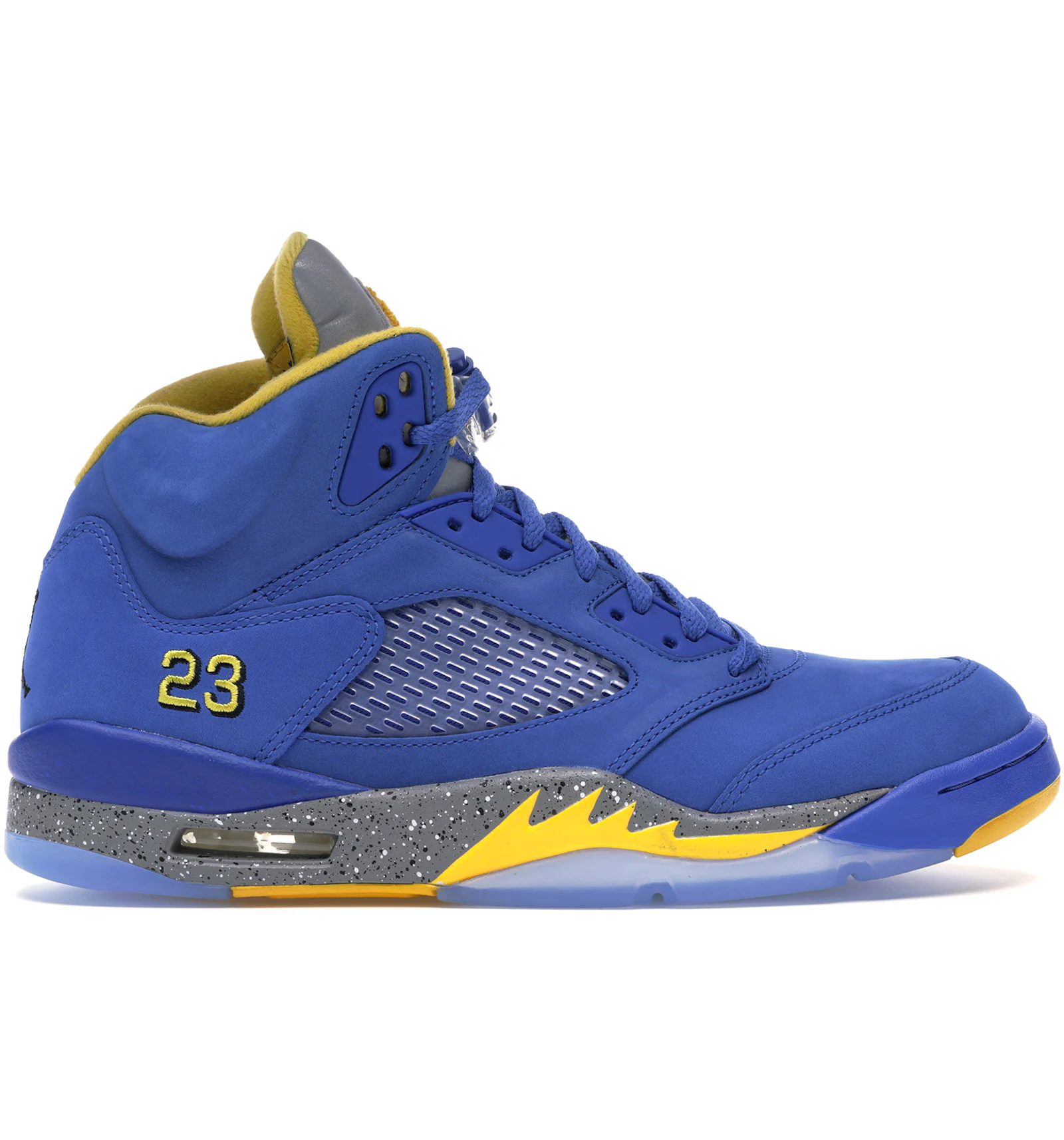 Jordan 5 laney yellow laces Clearance