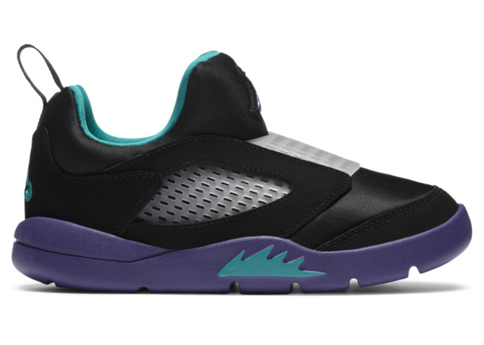 Jordan retro 5 black 2024 purple