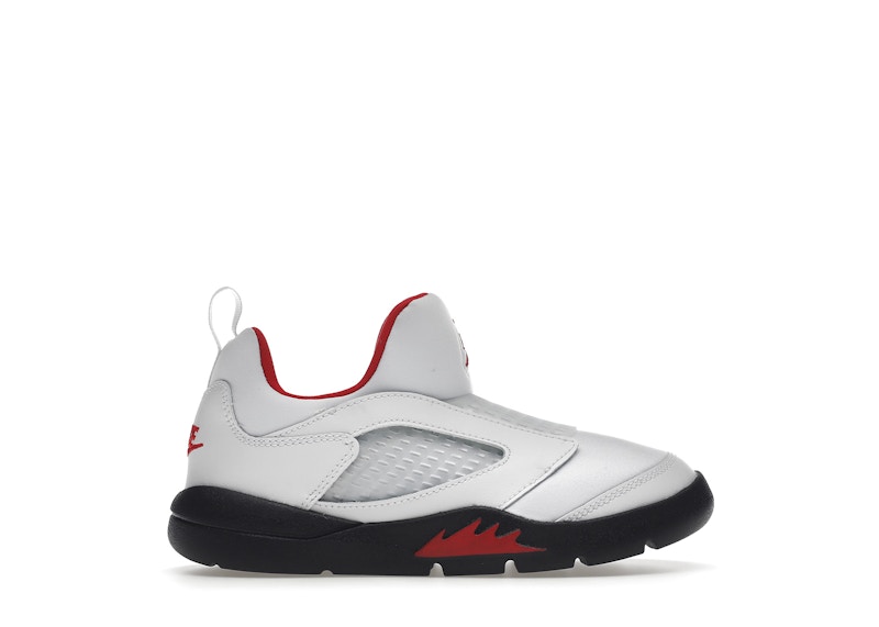 Jordan 5 Retro Little Flex White Black University Red (PS) Kids