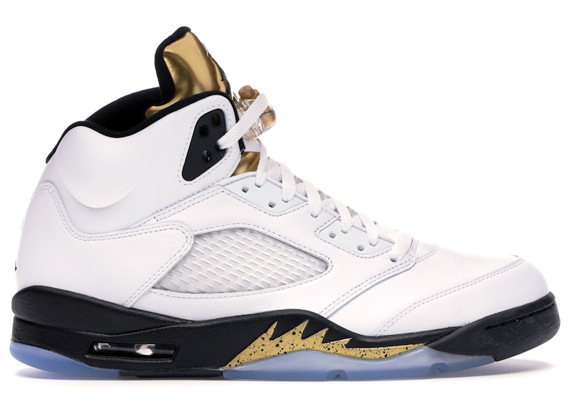 jordan 5 black and gold