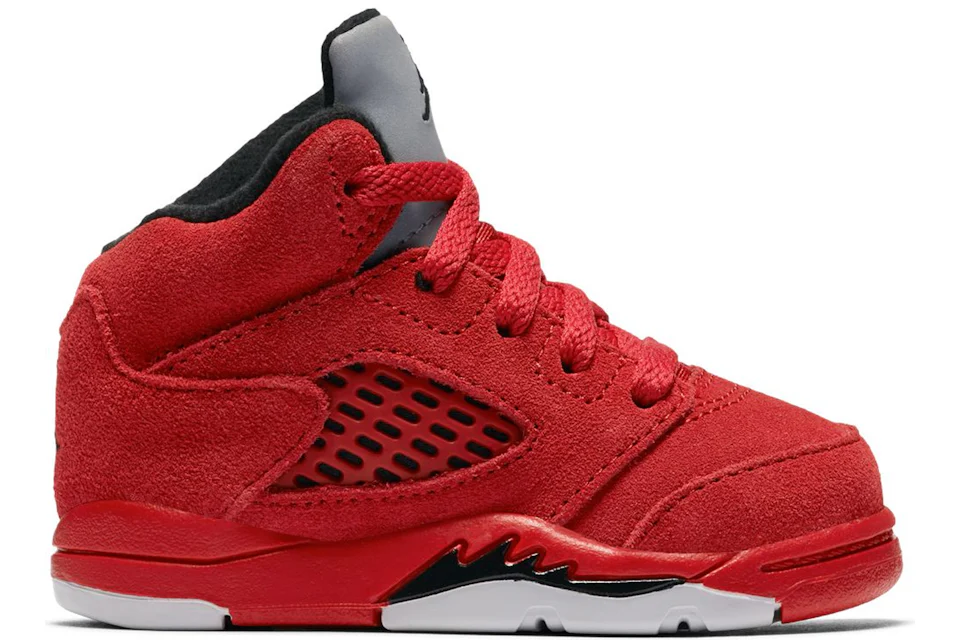 Jordan 5 best sale retro red suede