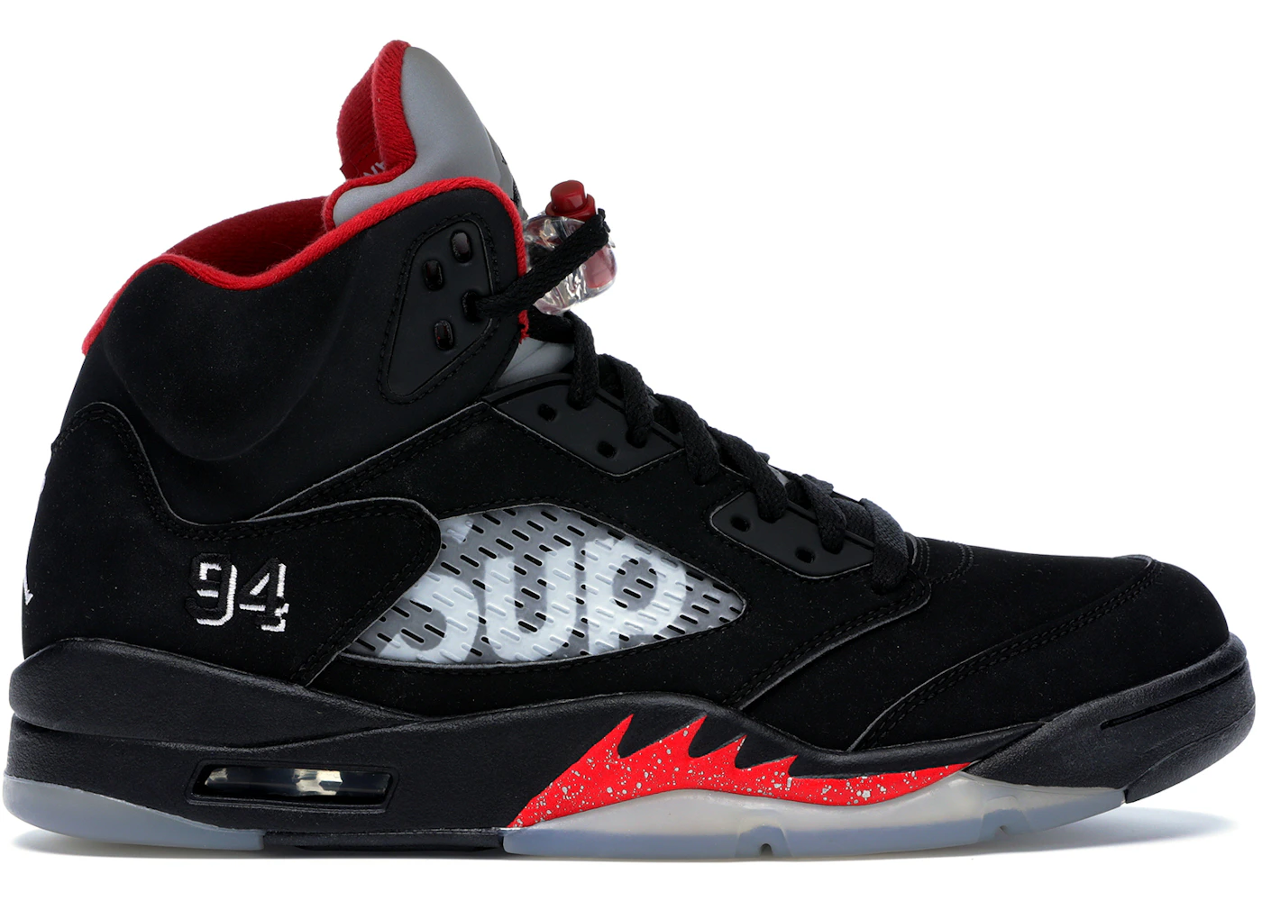 Jordan 5 Retro Supreme Black Men's - 824371-001 - US