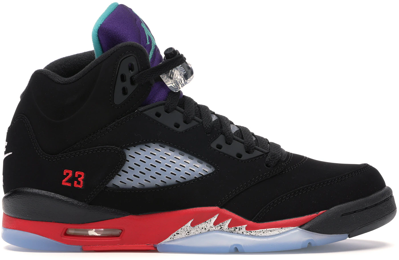 Air Jordan Retro 5 OG Top 3 Black Purple  Air jordans, Air jordans retro,  Retro sneakers