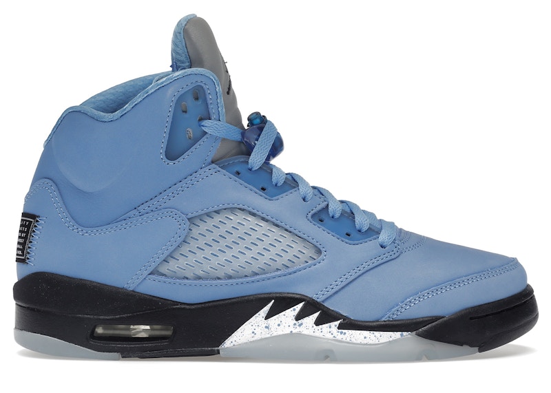 Blue and clearance yellow jordan 5s