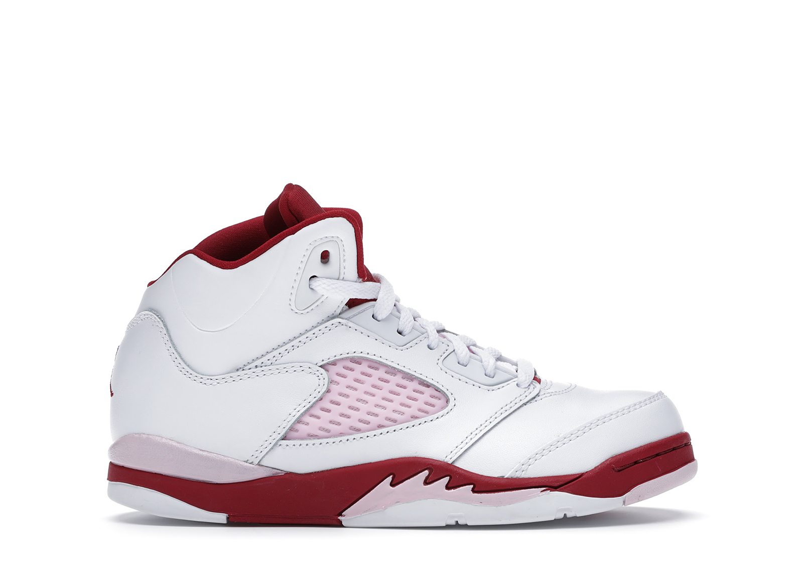 red and white jordan 5