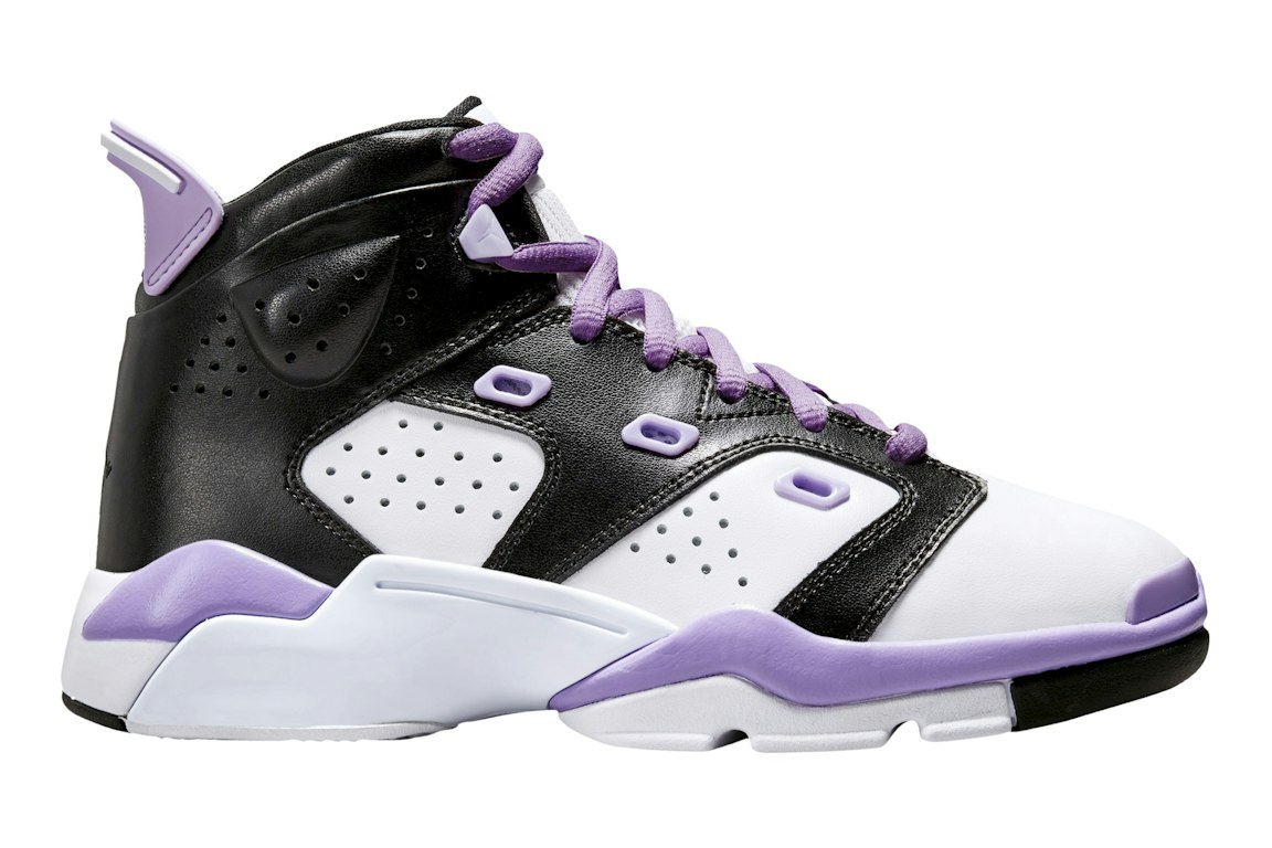 Pre-owned Jordan 6-17-23 Lilac (gs) In Black/white/lilac