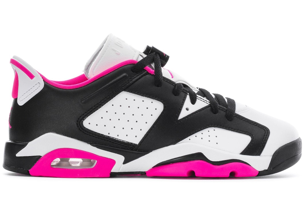 Pre-owned Jordan 6 Retro Low Fierce Pink (gs) In Black/white/fierce Pink