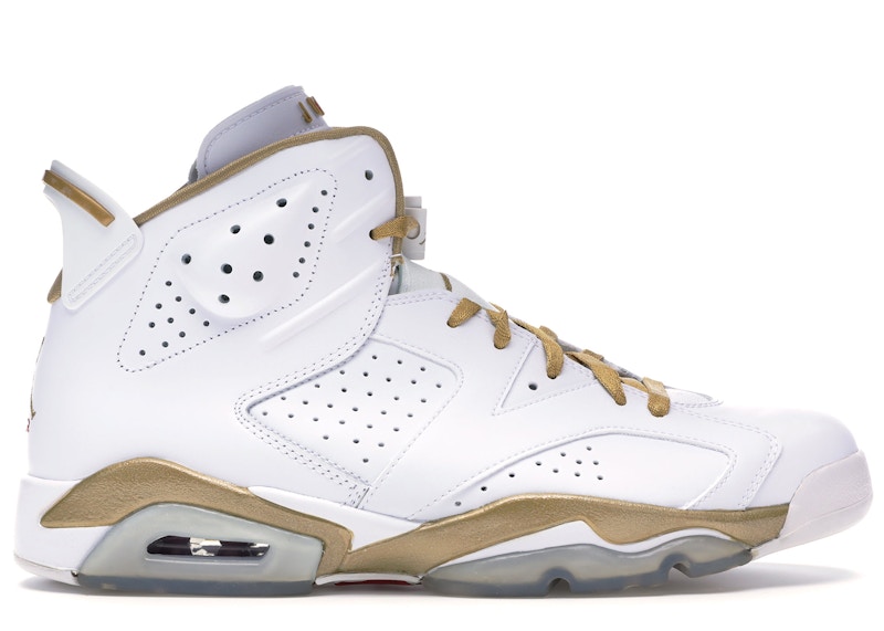 gold jordan 6