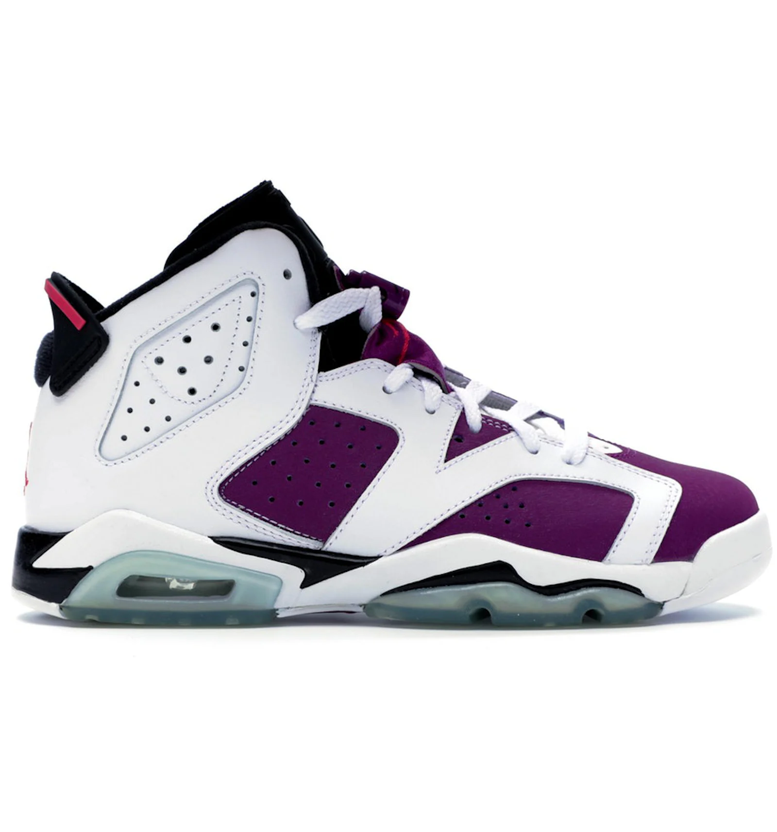 White and top pink jordan 6