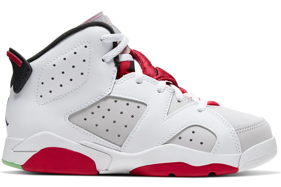 Jordan 6 red white 2025 grey