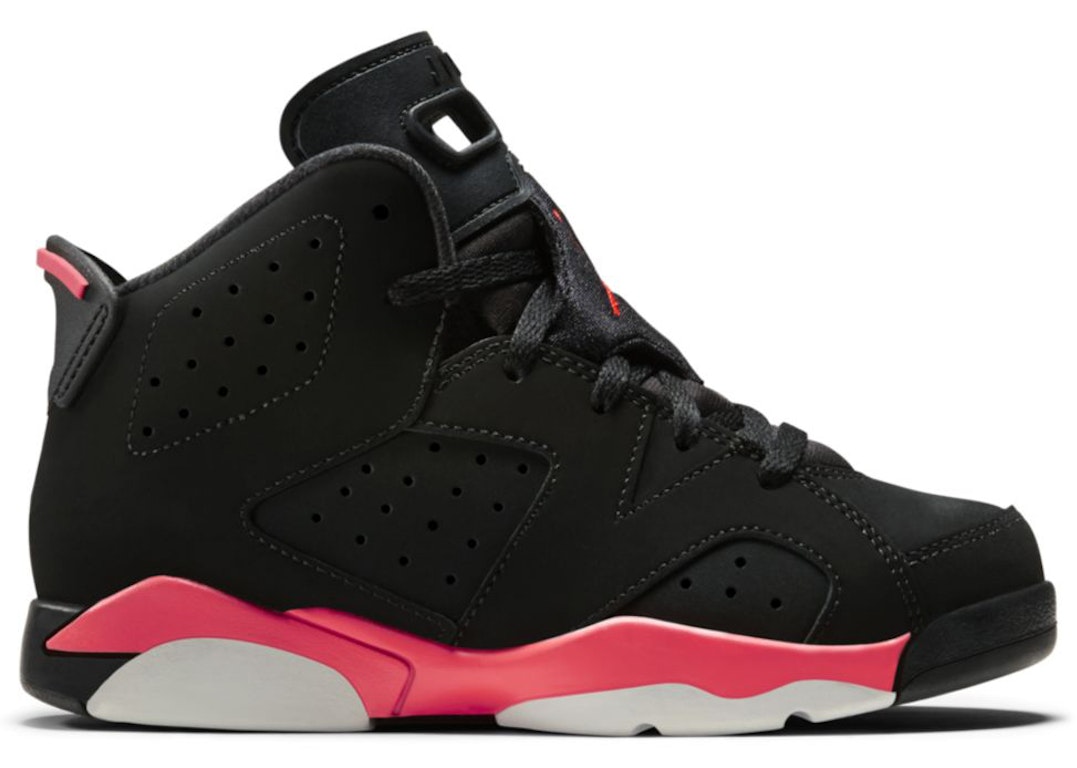 Pre-owned Jordan 6 Retro Infrared (2014) (ps) In Black/infrared 23-black