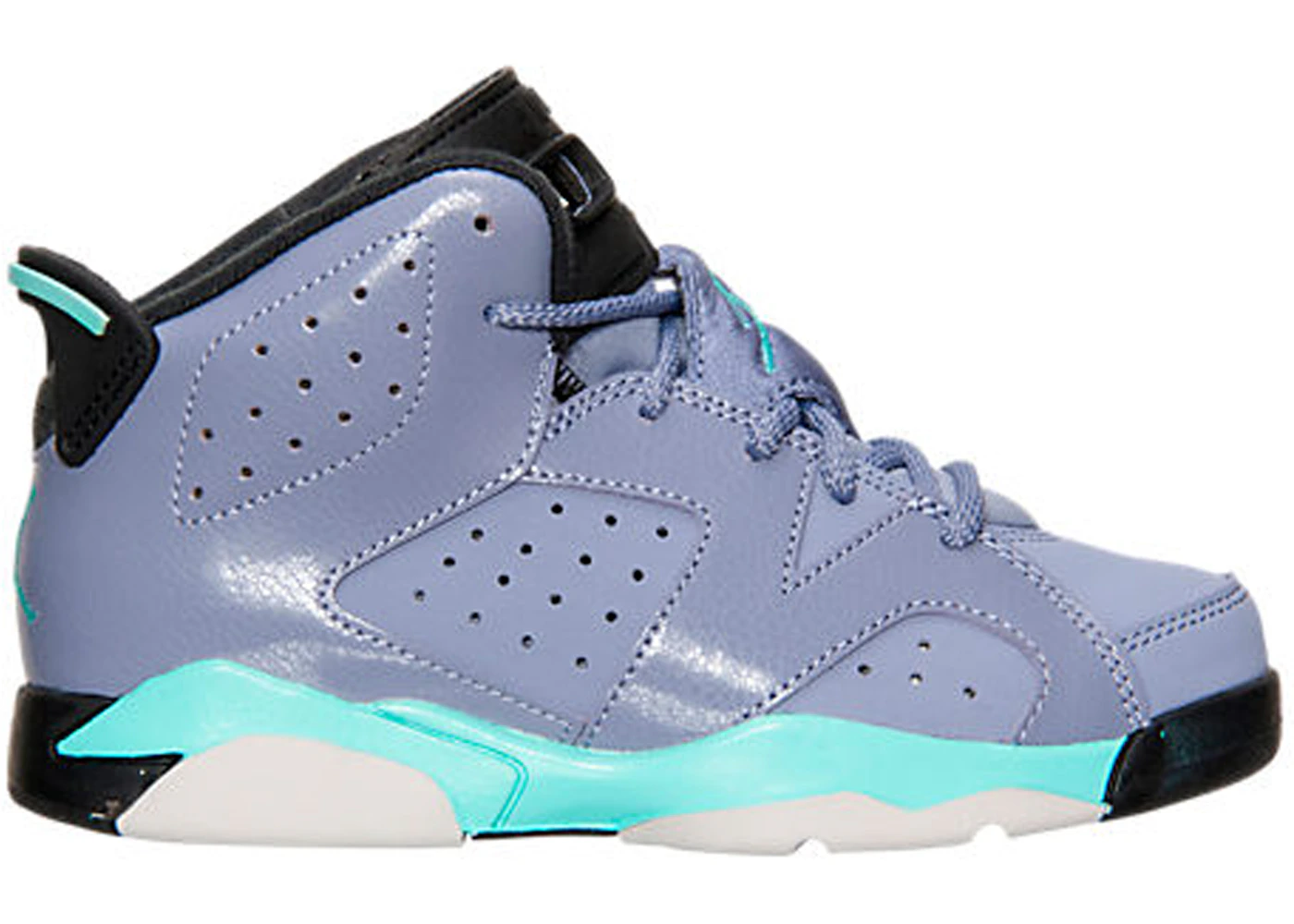 White purple hot sale and turquoise jordans
