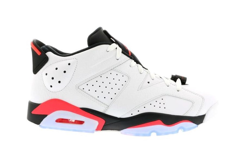 Jordan 6 Retro Low Infrared White 