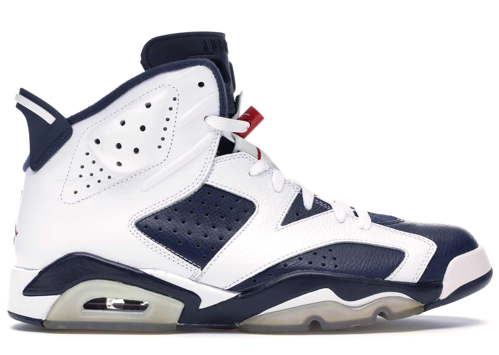 red white and blue jordan 6