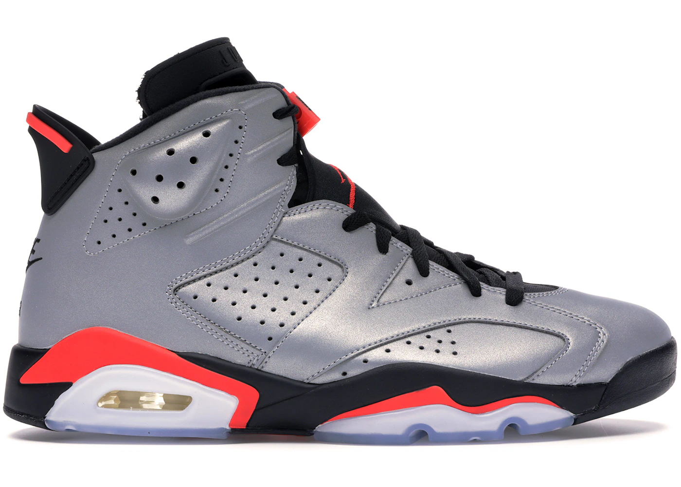 Shoes Reflector Jordans Reflective 6s Jordans Men Daily Wear Air