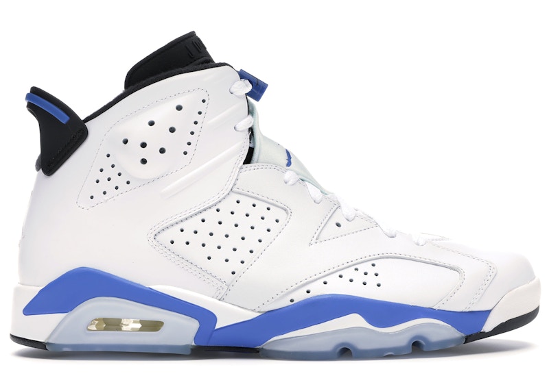 jordan 6 blanche et bleu