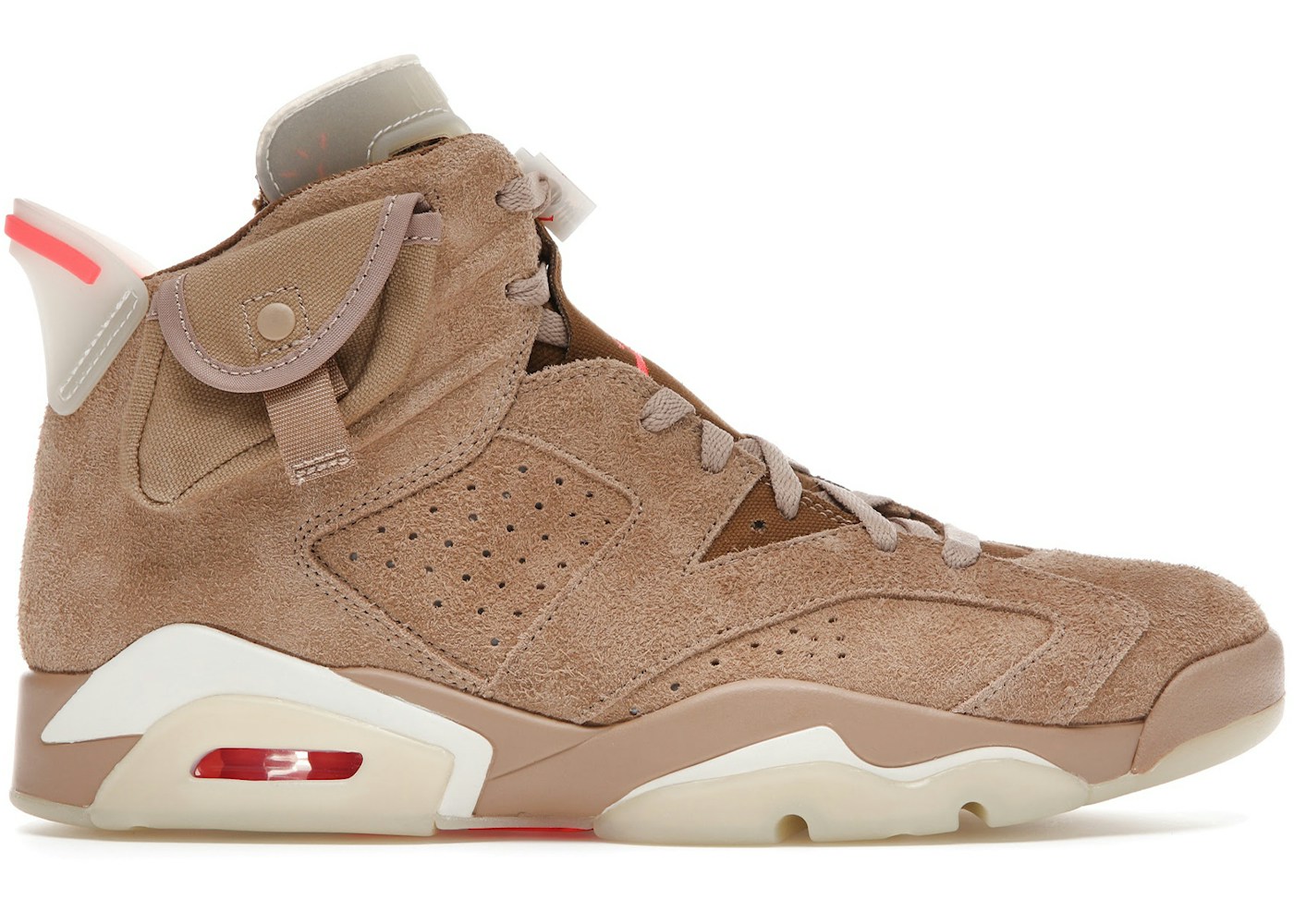 Jordan 6 Retro Travis Scott British Khaki - DH0690-200
